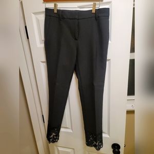 Ann Taylor Trousers with lace detail